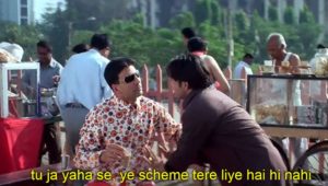 Akshay Kumar as Raju funny dialogue and Meme Template in Phir Hera Pheri Movie Tu ja yaha se, ye scheme tere liye hai hi nahi
