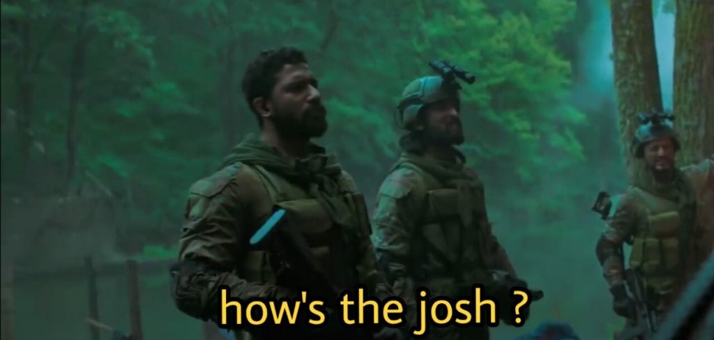 Vicky Kaushal as Major Vihaan Singh Shergill in the movie Uri The surgical strike dialogue hows the josh