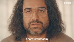 Pankaj Tripathi as Guruji in Sacred Games Season 2 dialogue and meme template Aham Brahmasmi