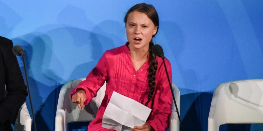 Greta Thunberg speech at the UN Summit on climate change how dare you meme