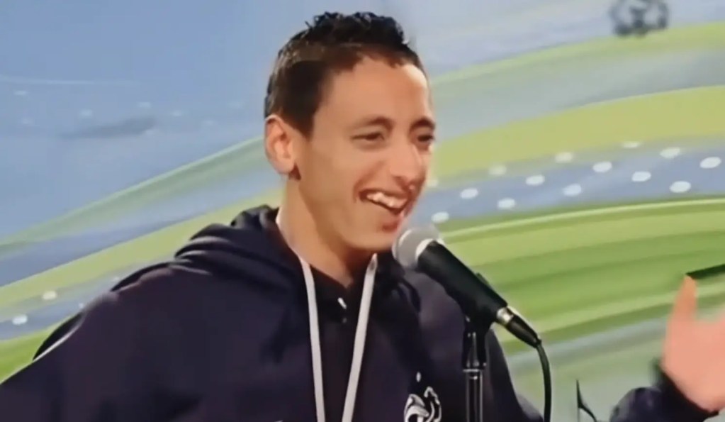 Guy Singing Laughing In Audition