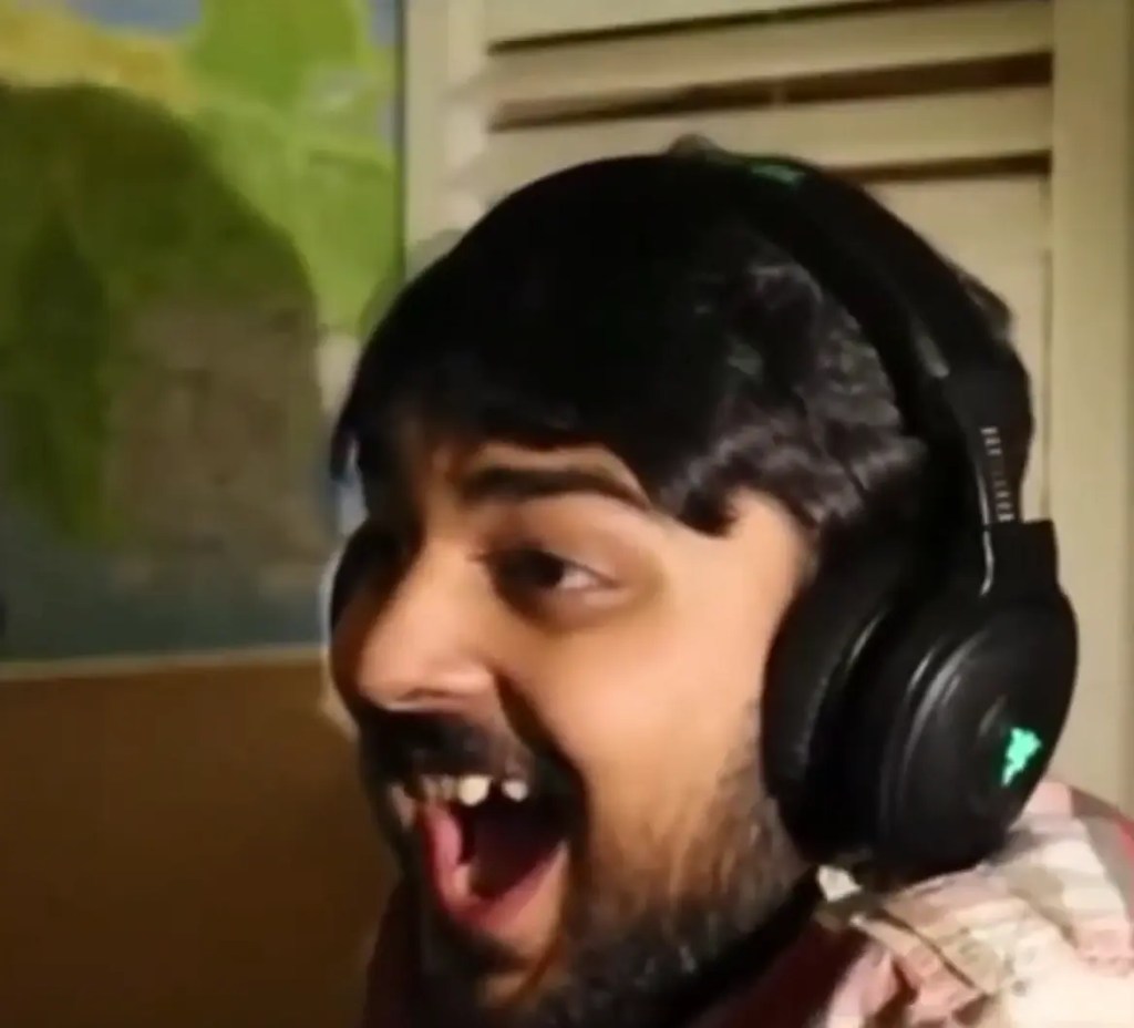 Indian Streamer Guy Mutahar Laughing