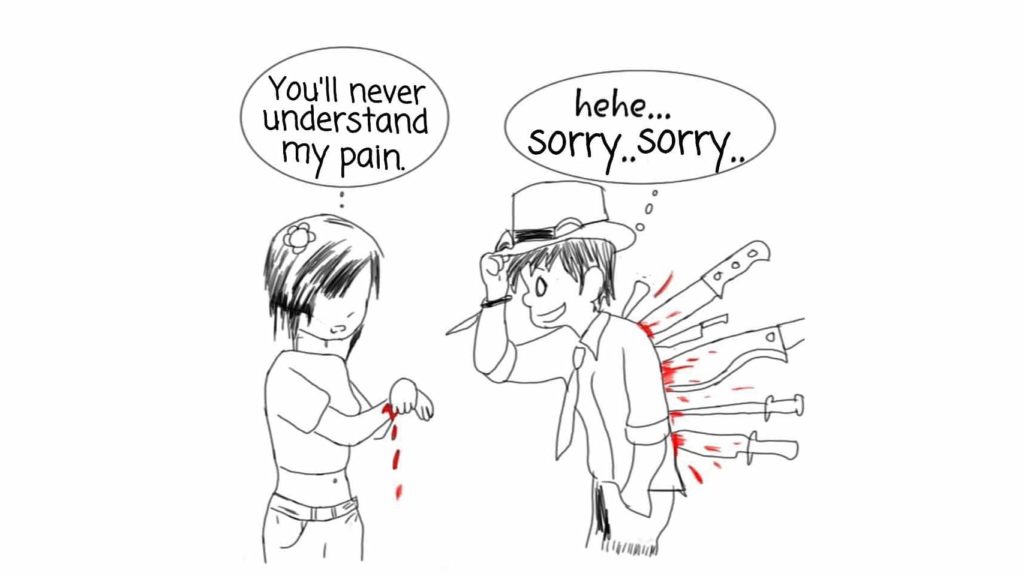 You'll Never Understand My Pain comic meme template