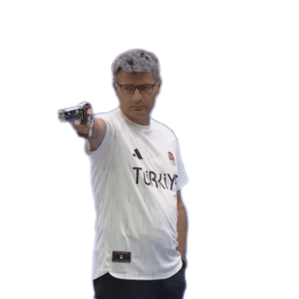 Turkish Shooter Yusuf Dikec at Olympics transparent image