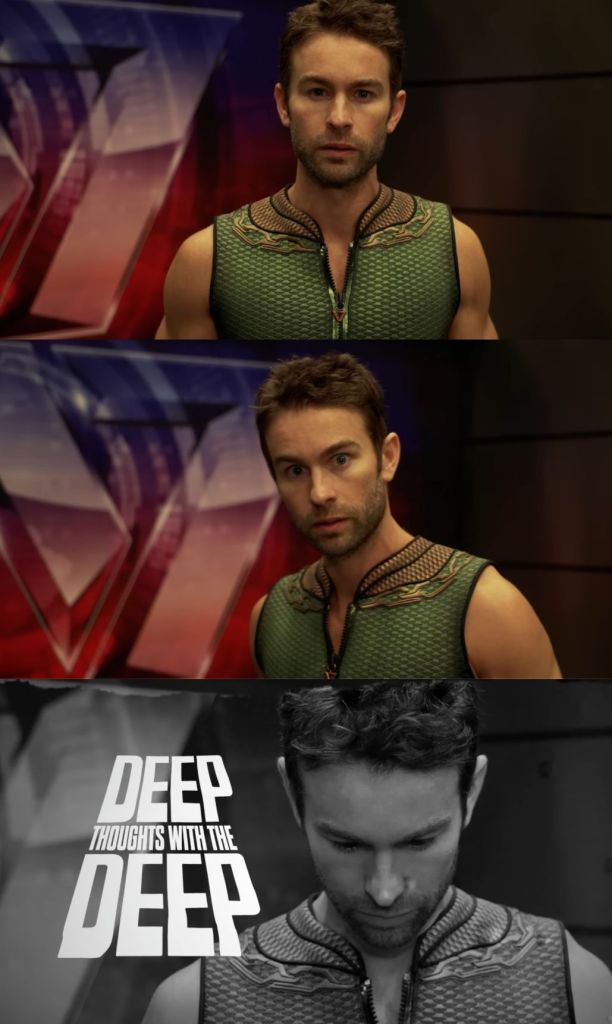 deep thoughts with the deep the boys meme template