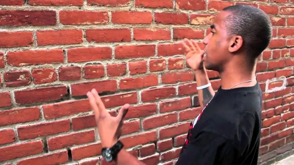Guy talking to a brick wall