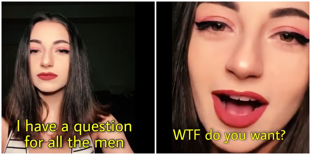 I have a question for all the men WTF do you want meme template