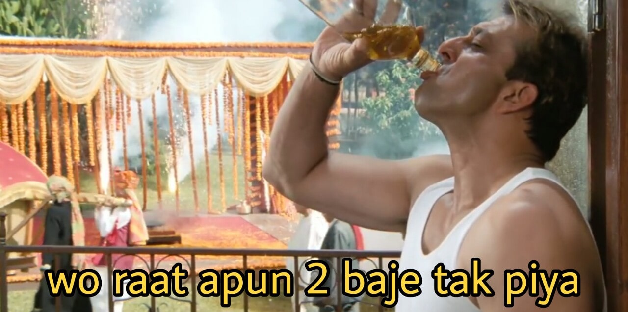 Wo raat apun 2 baje tak piya