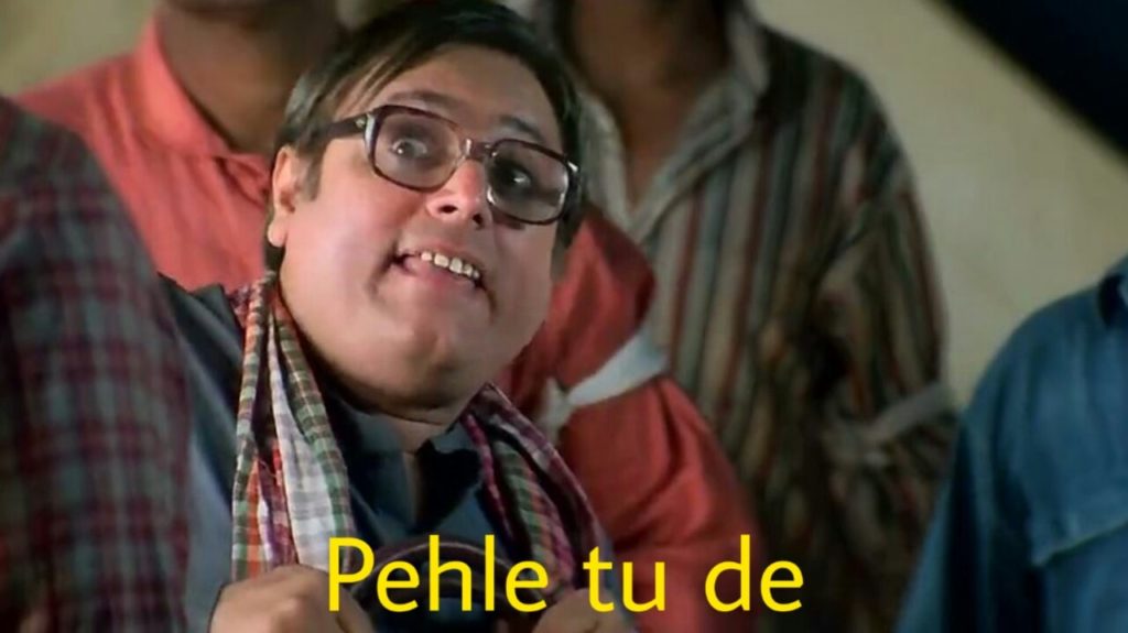 Manoj Joshi as Kachra Seth in Phir Hera Pheri dialogue and meme pehle tu de