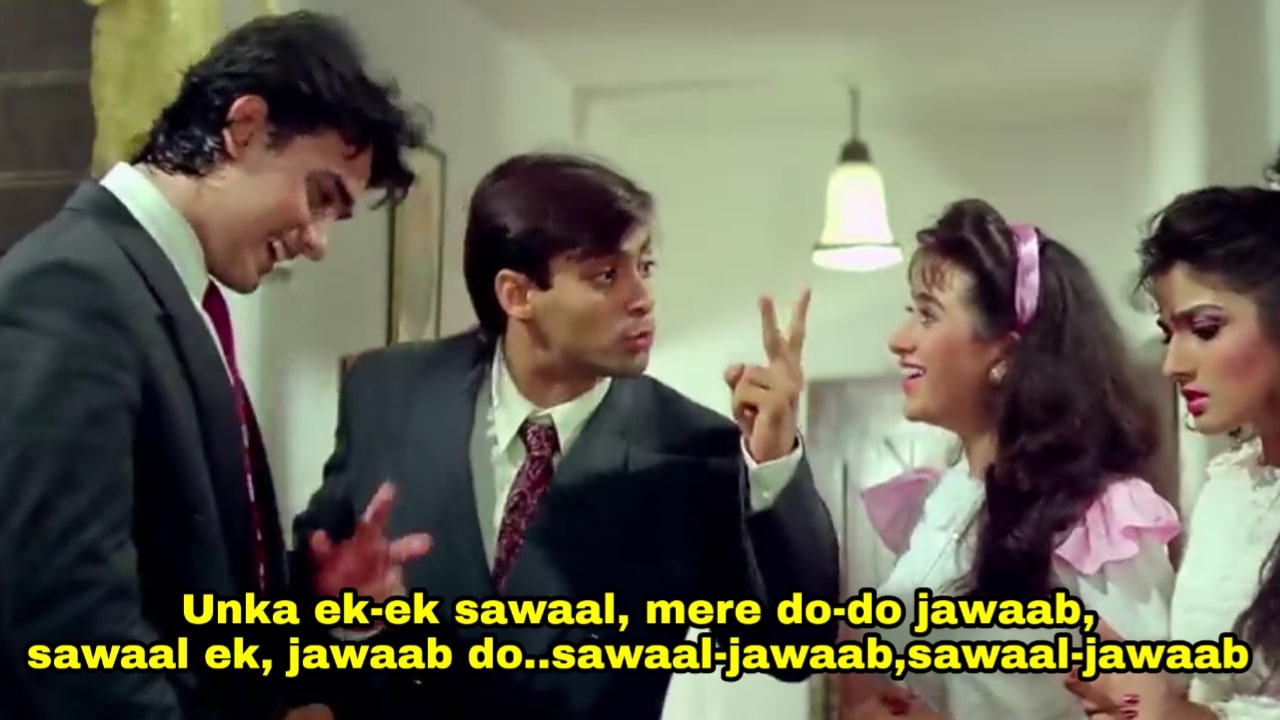 Andaz Apna Apna Movie Dialogues And Memes - Indian Meme Templates