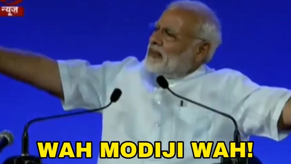 Wah modiji wah narendra modi speech meme