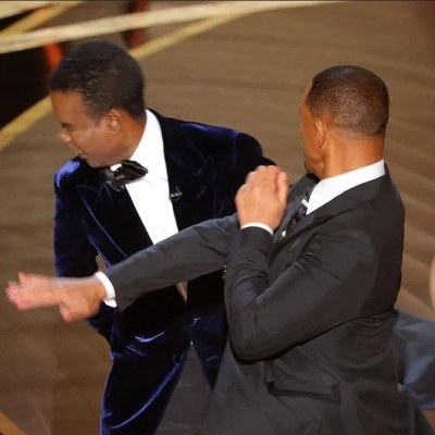 will smith slapping chris rock at the oscars meme template